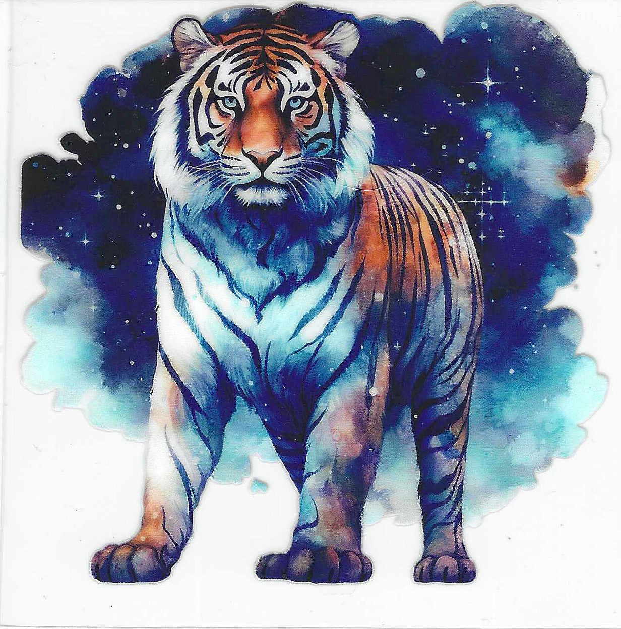 Tiger w/Blue Sky Decal