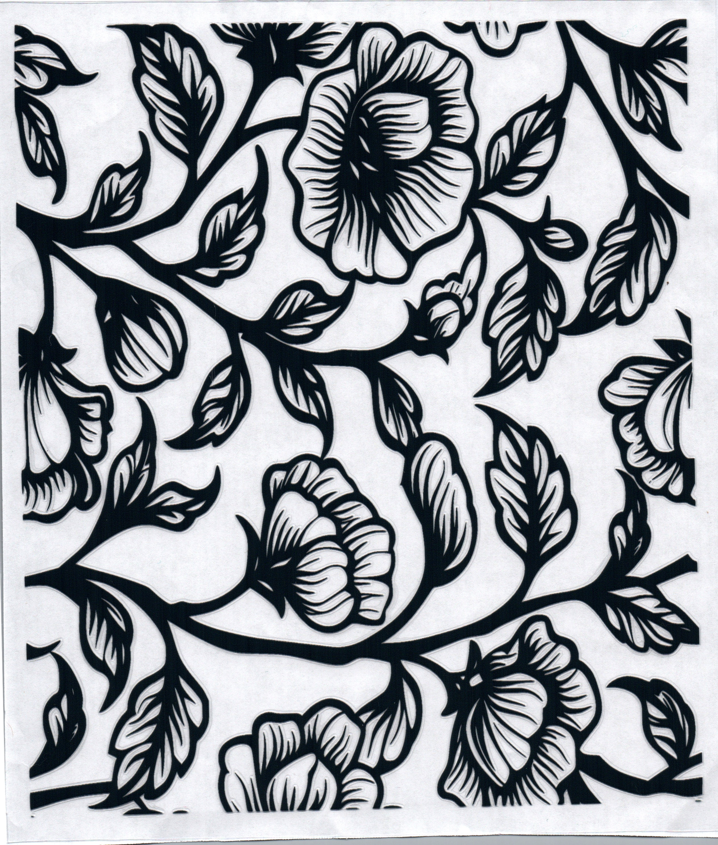 Tooled Flowers 9 20oz