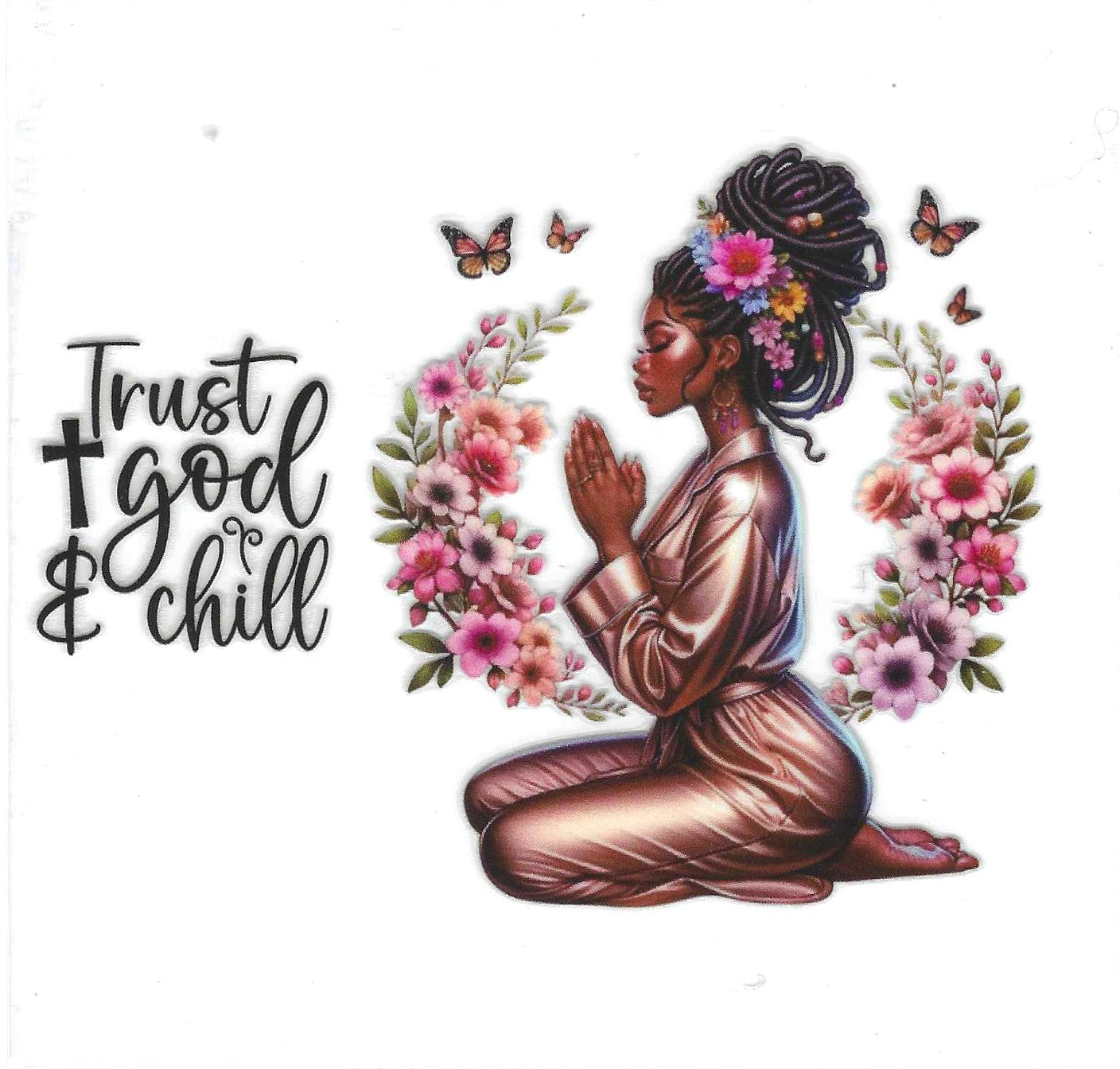 Trust God & Chill 2 Decal