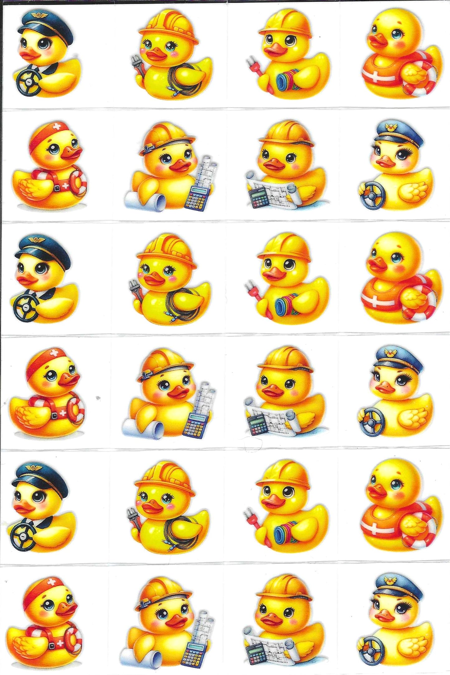 Working Rubber Ducky Kiss Cut