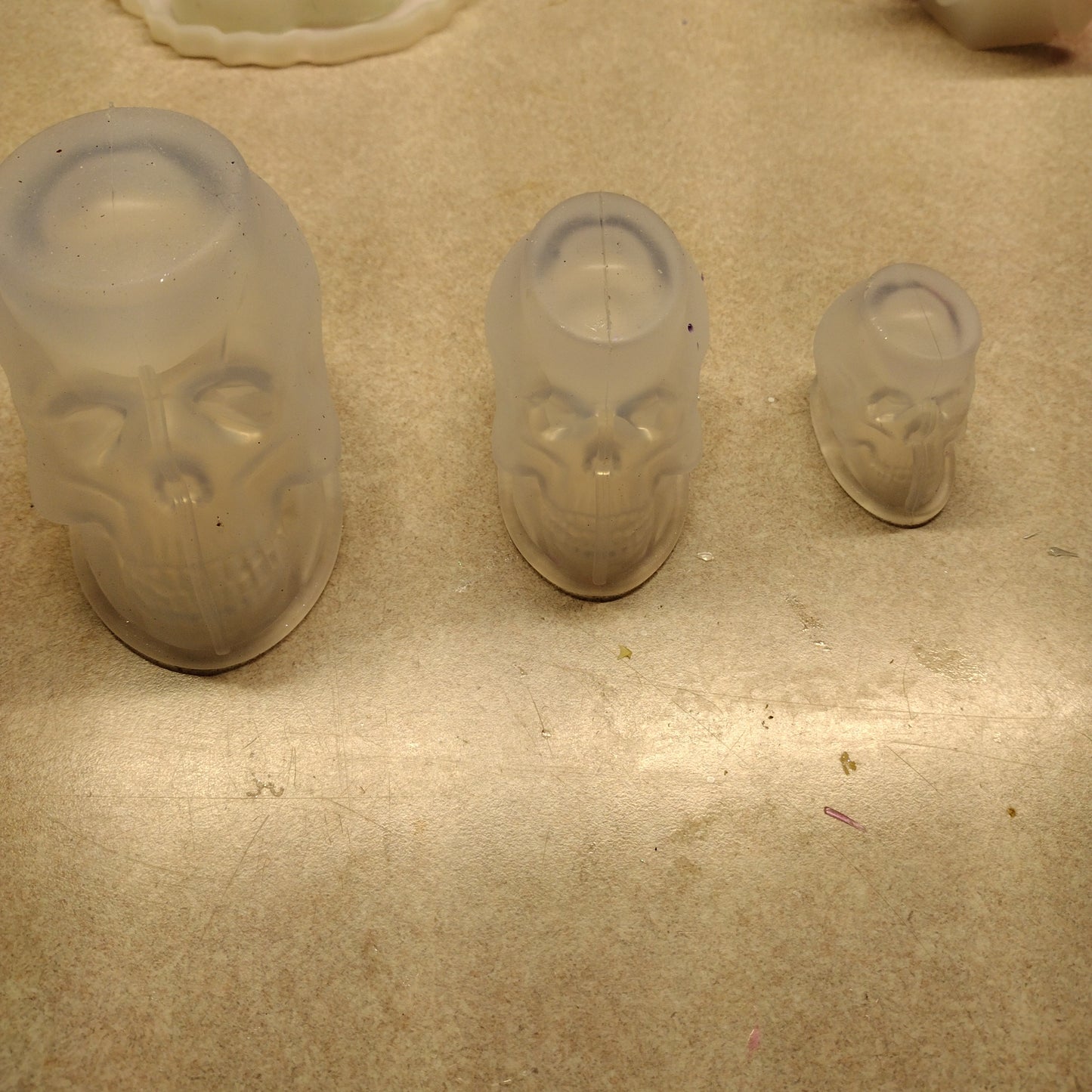Family of skulls all 3 sizes
