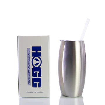 25OZ STEMLESS TUMBLER W/STRAW - AKA SNOWMAN/FOOTBALL TUMBLER
