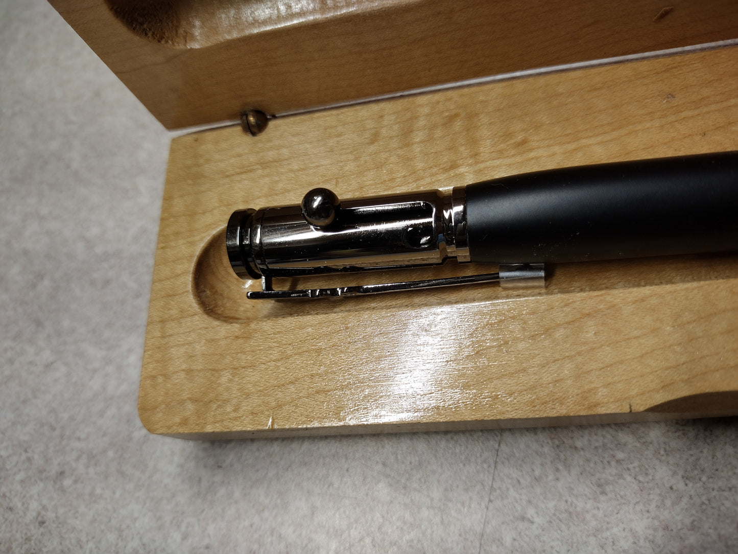 Custom Bolt Action Black Pen