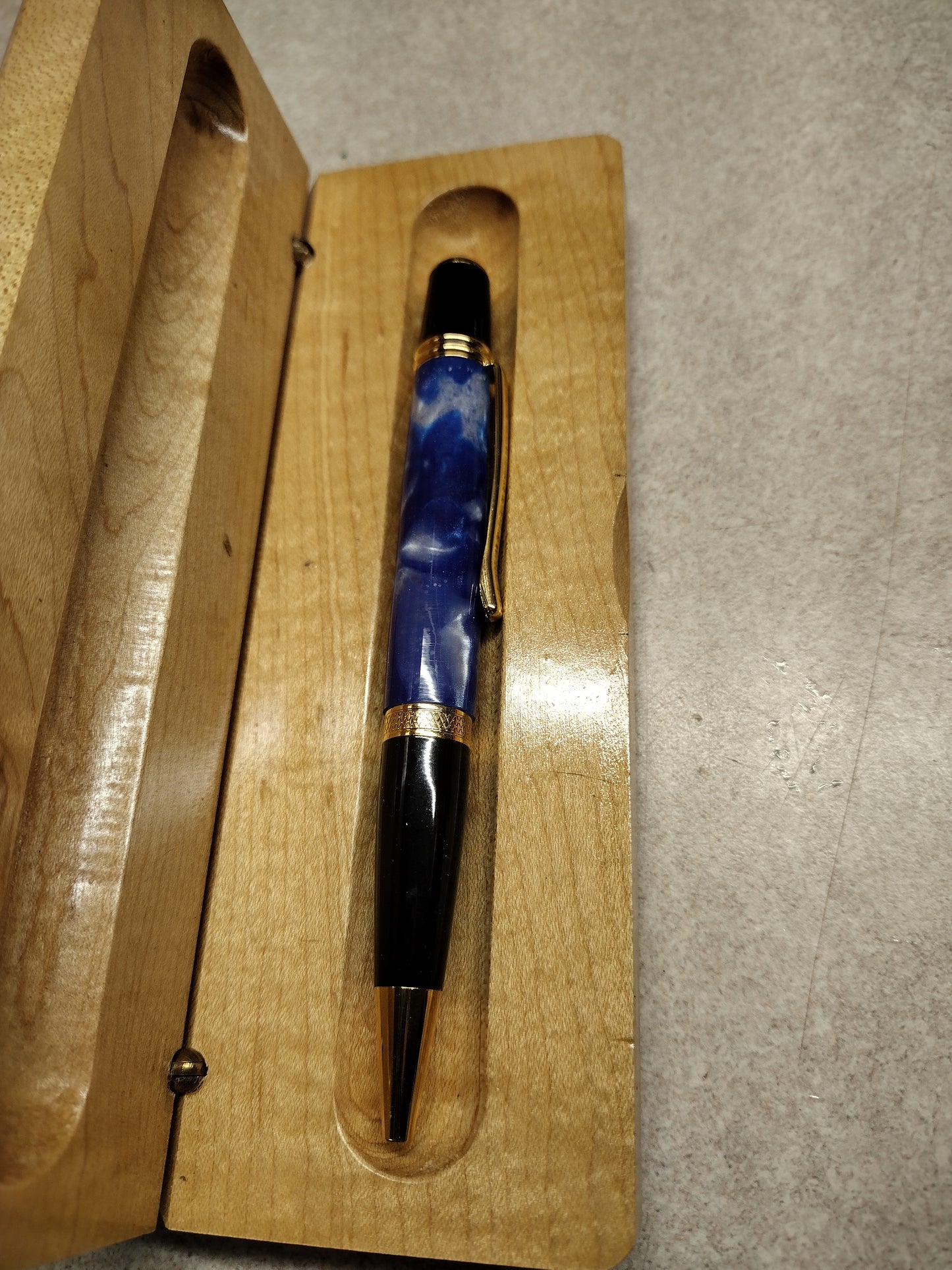 Wall Street Blue Swirl