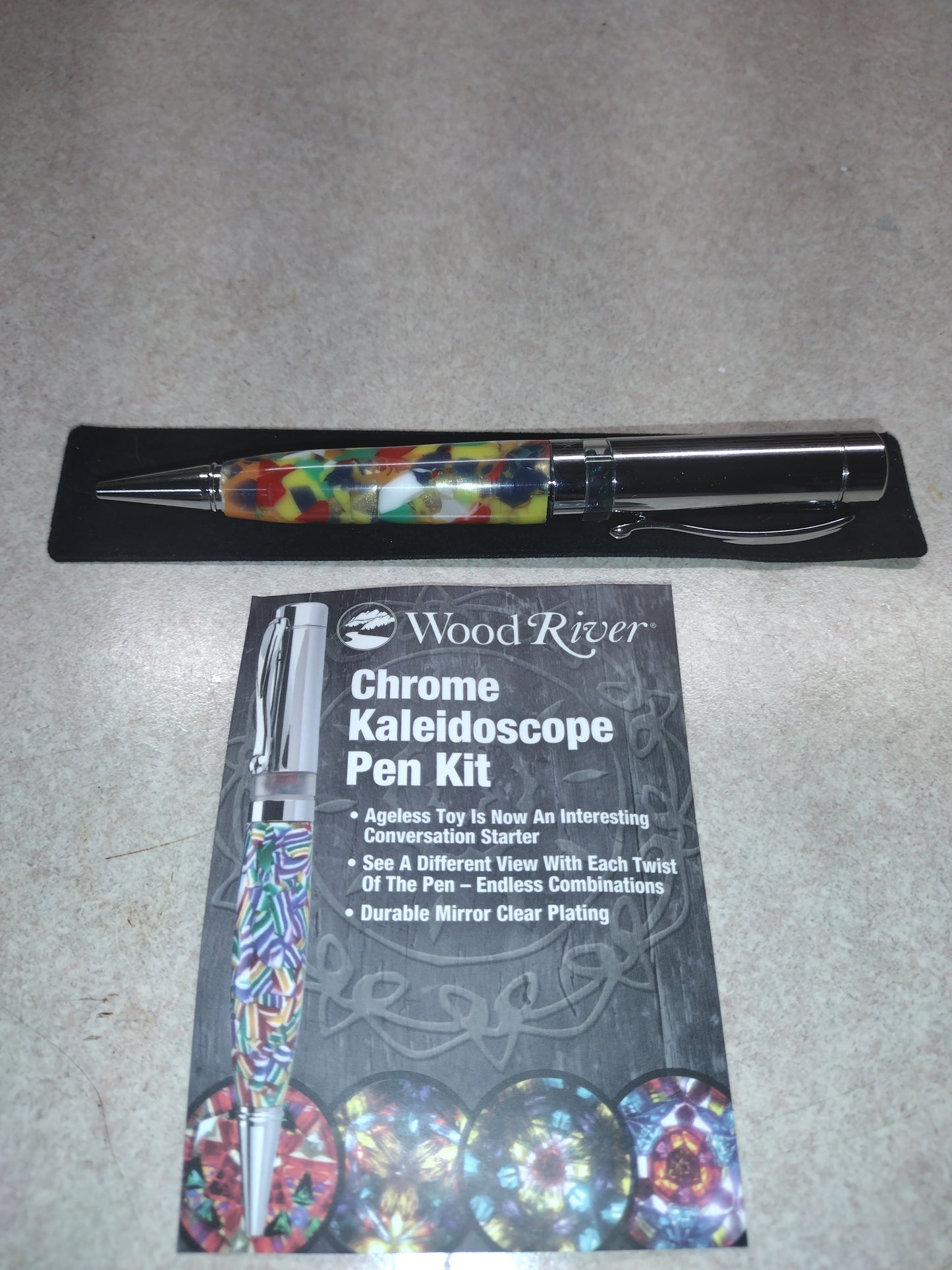 Custom Chrome Kaleidoscope Pen