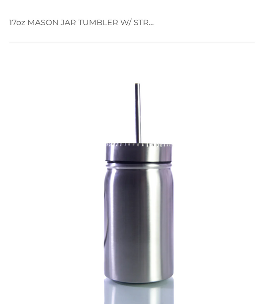 Custom Stainless Quart Jar