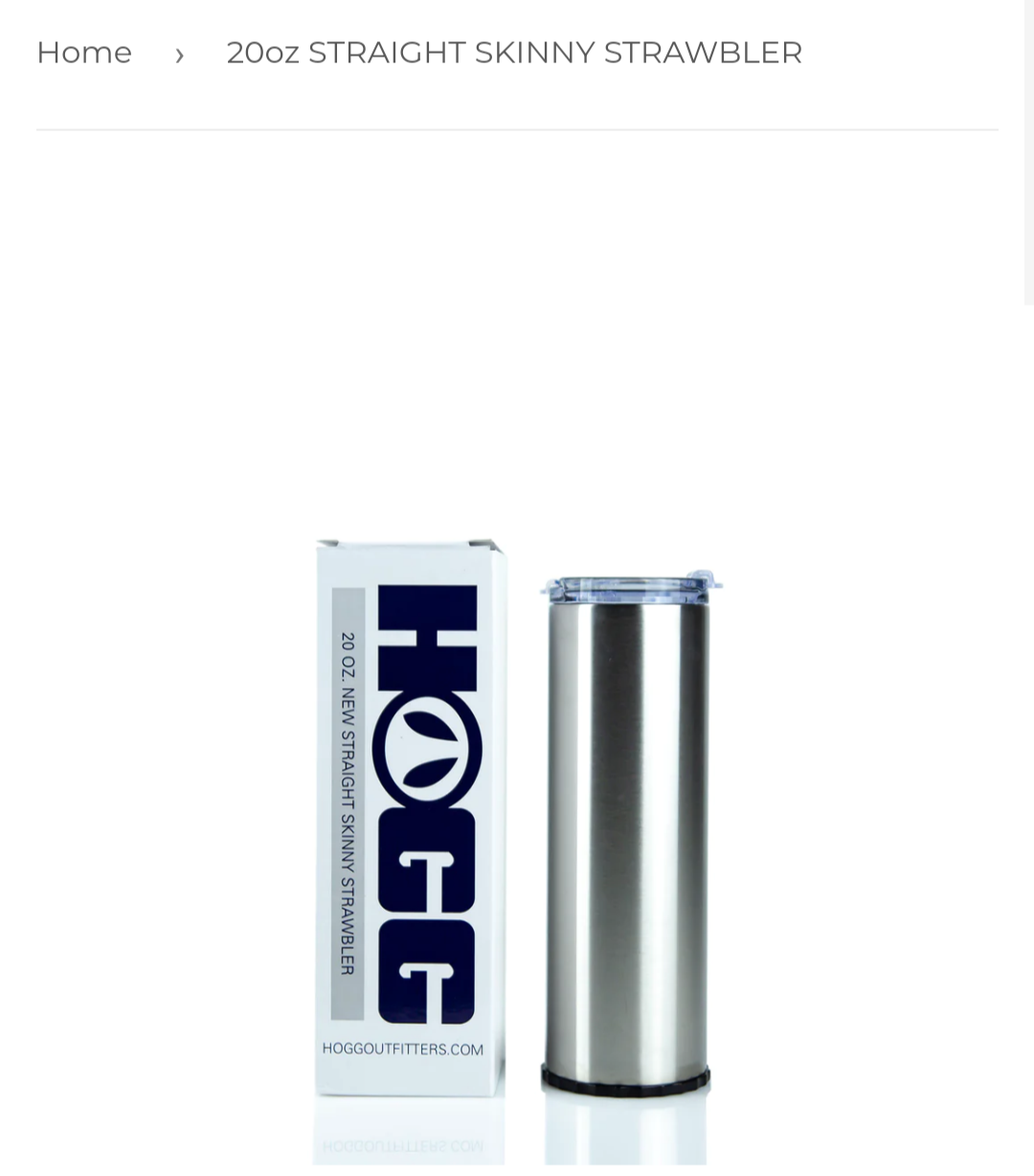 20 oz Straight Strawbler