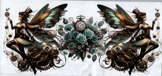 16oz Teal Fairies Steampunk 10