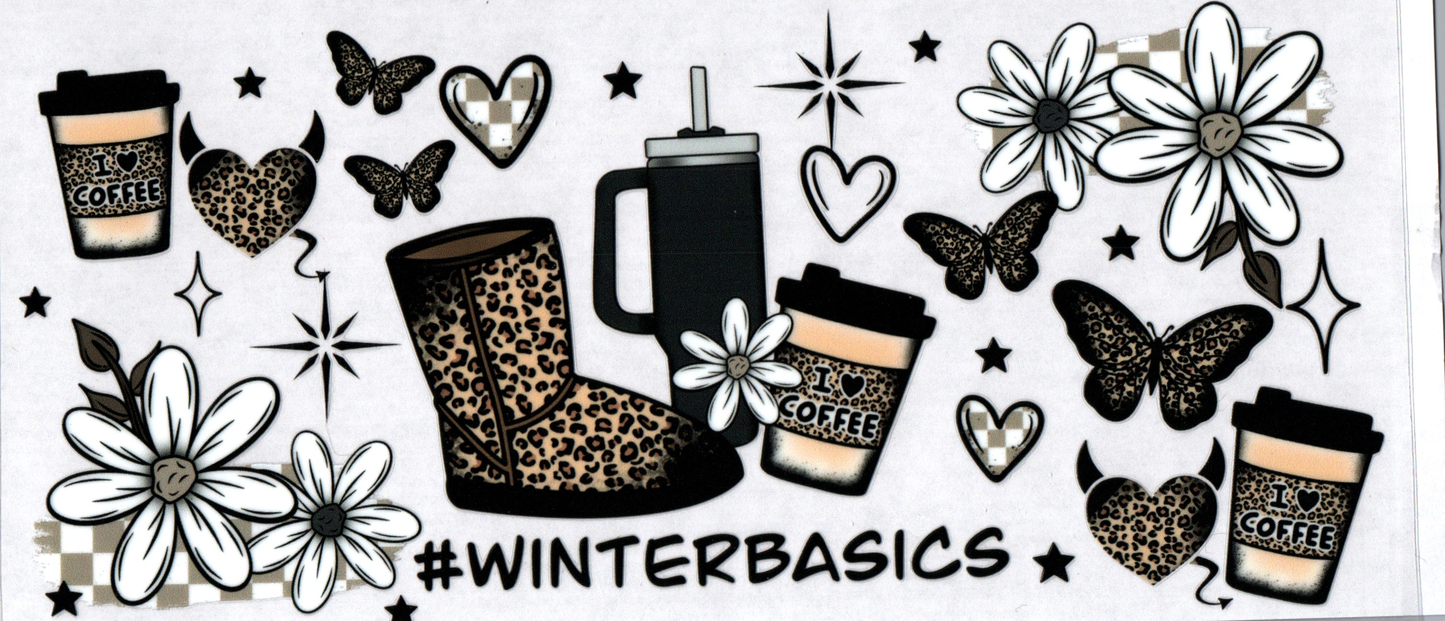 16 oz Winterbasics tan/leopard 10