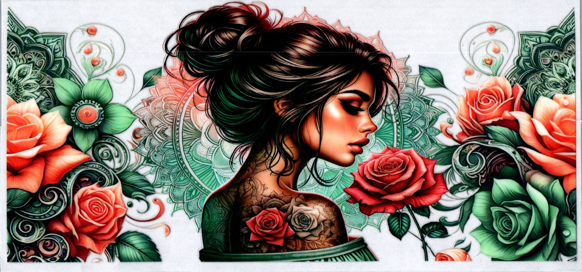 16 oz Tattoo Girl 10