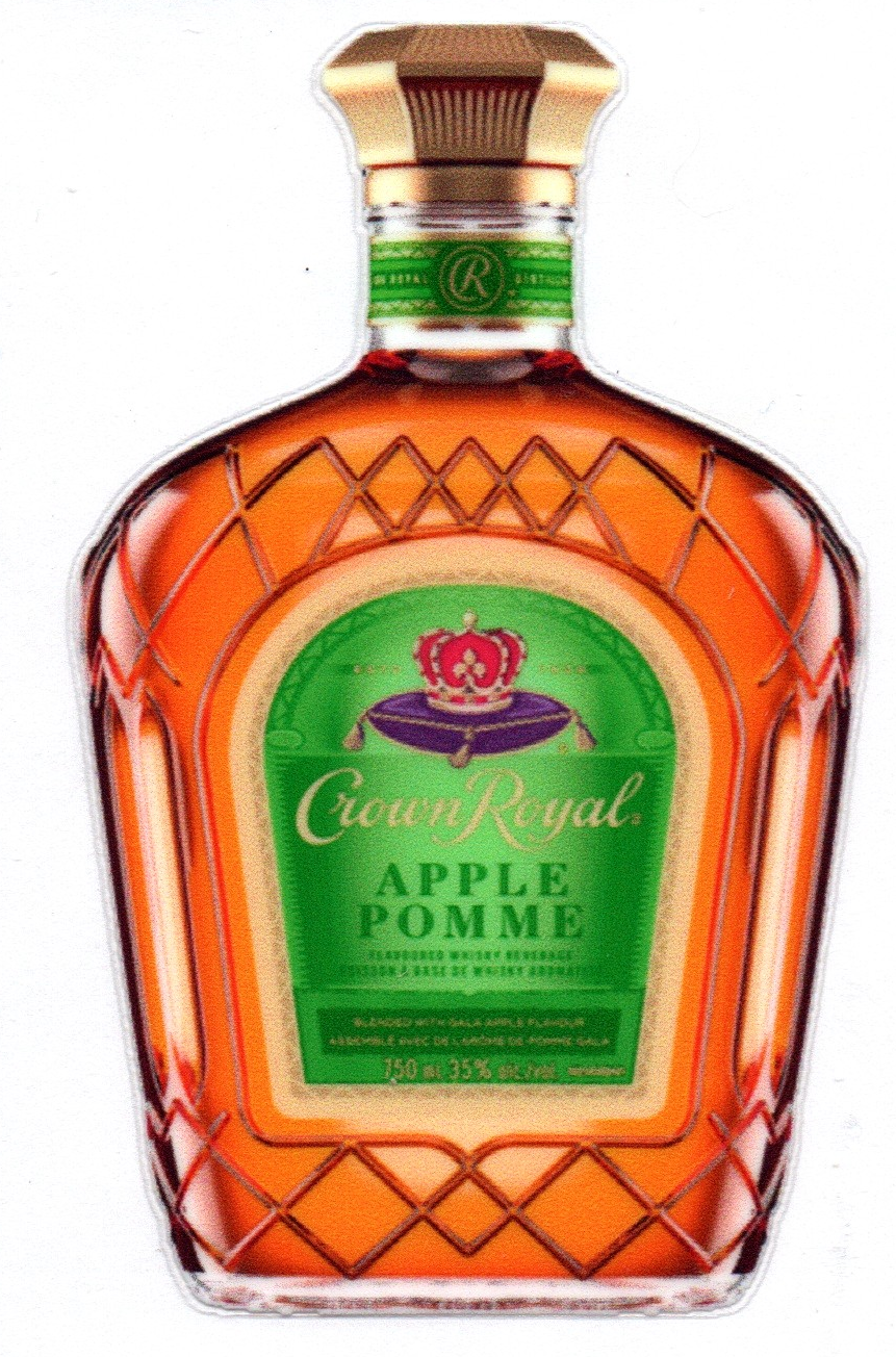 Crown Royal Apple Pomme 10 Single Decal