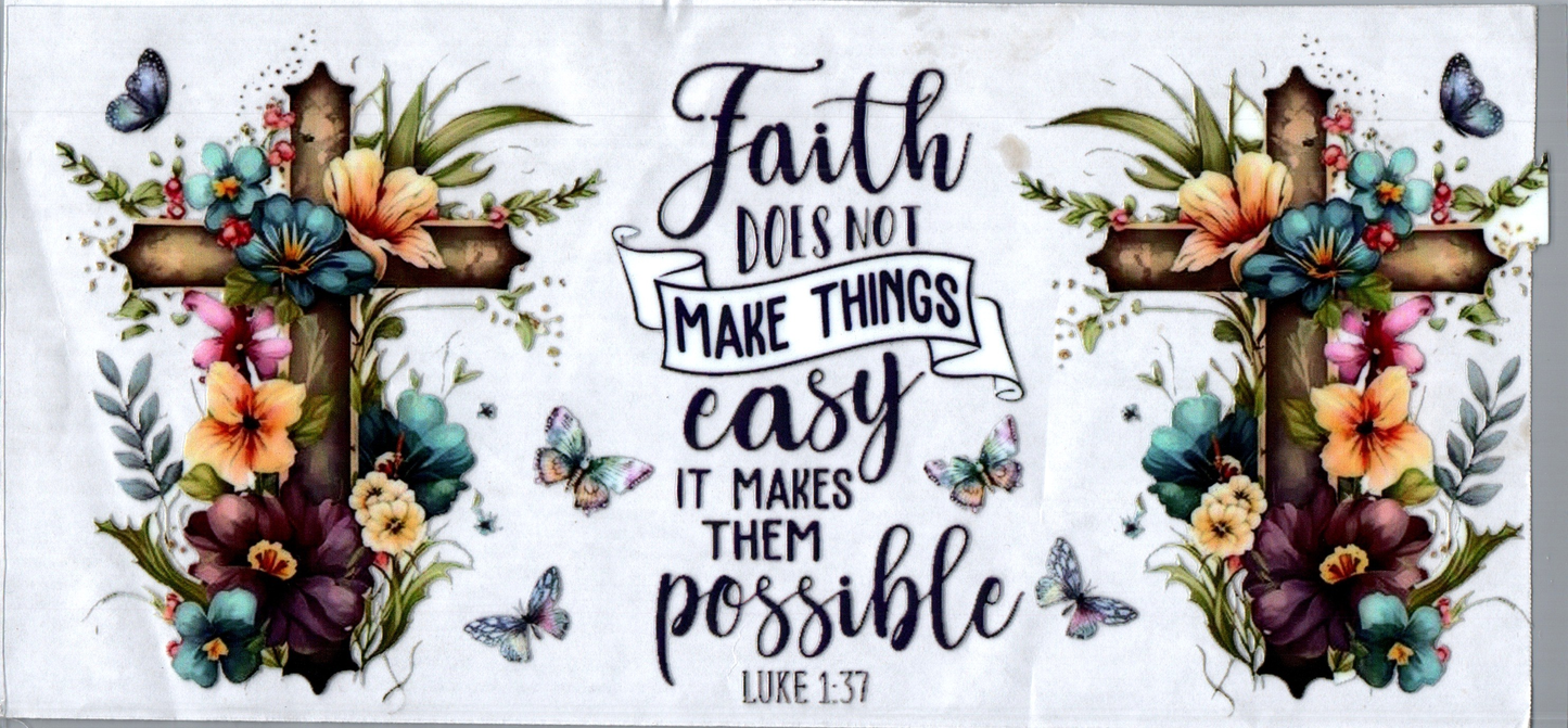 16oz Faith does not make things easy Faith 100