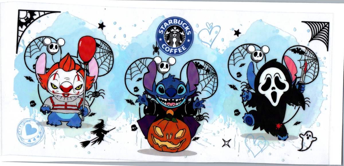 16oz coffee horror Blue Guy Halloween 101