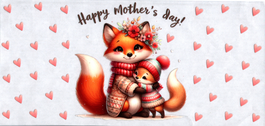 16oz Happy Mother's Day Fox Mom