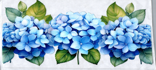 16oz Blue Flowers 103