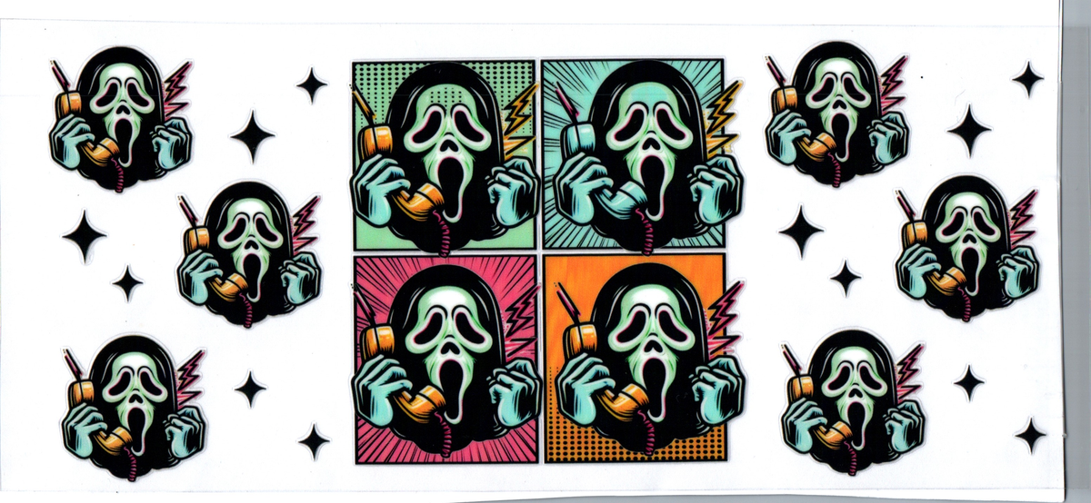 NEON GHOSTFACE 16 OZ