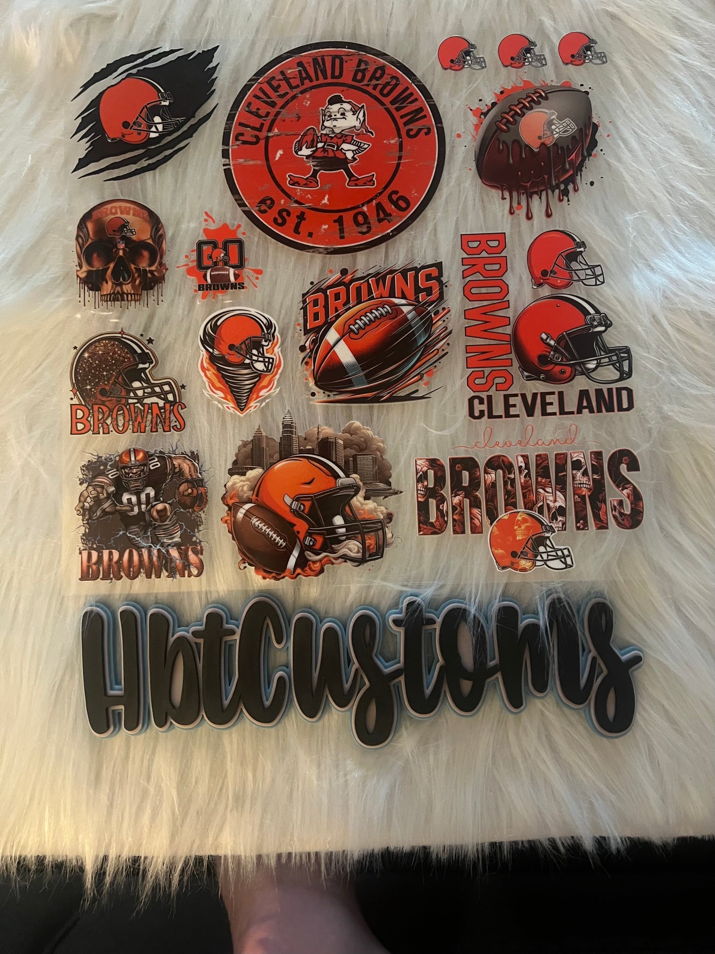 Dawg Pound Football Element 10 x 10