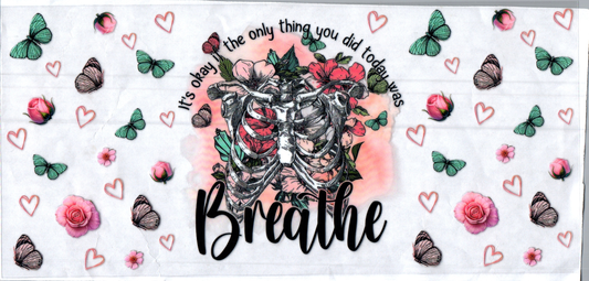 16oz Breathe Inspirational