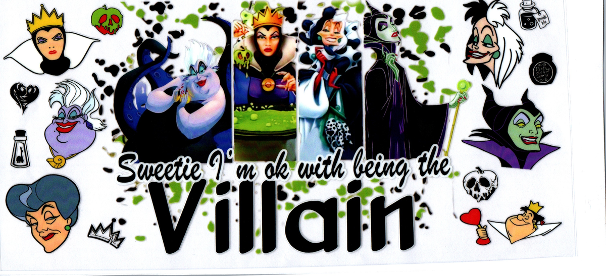 16oz sweety im ok with being the villain Halloween 105