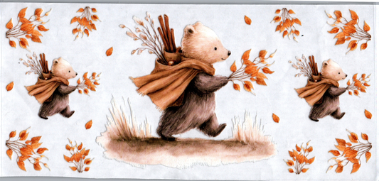 16oz Fall Bear Kids
