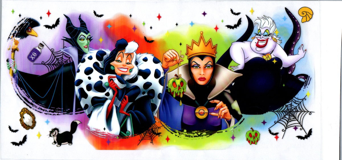 16oz pain spotted lady villains Halloween 106