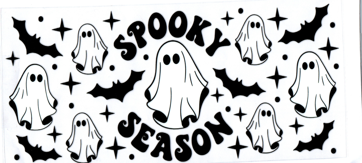 16oz spooky season bats & ghosts halloween 106