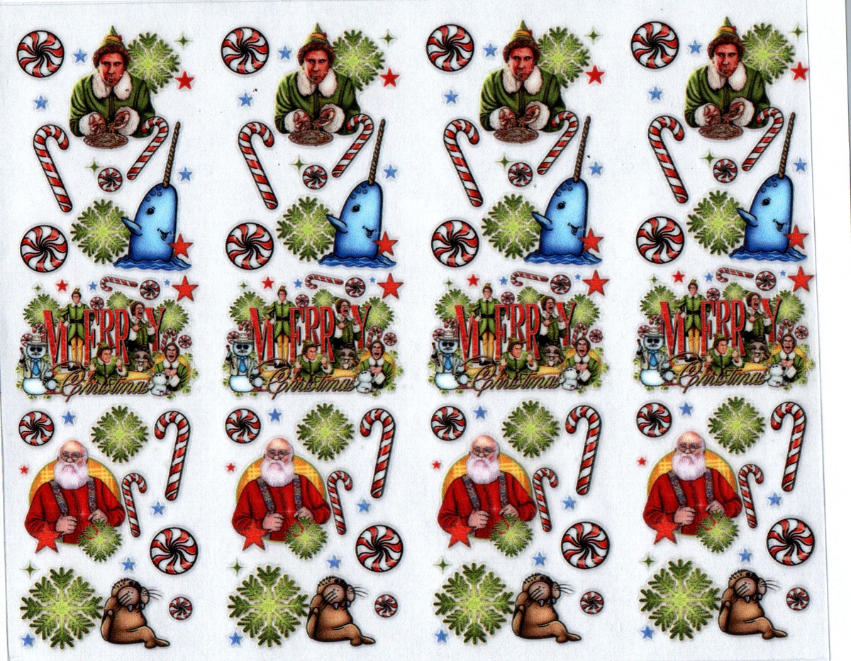 elf merry christmas pen wraps 107
