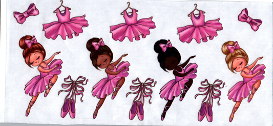 16oz Ballerina girls in pink Kids
