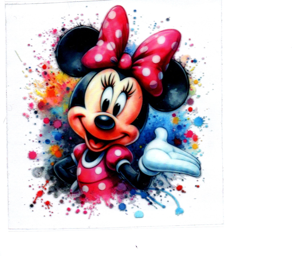 miss mousey paint splatters DECALS 108