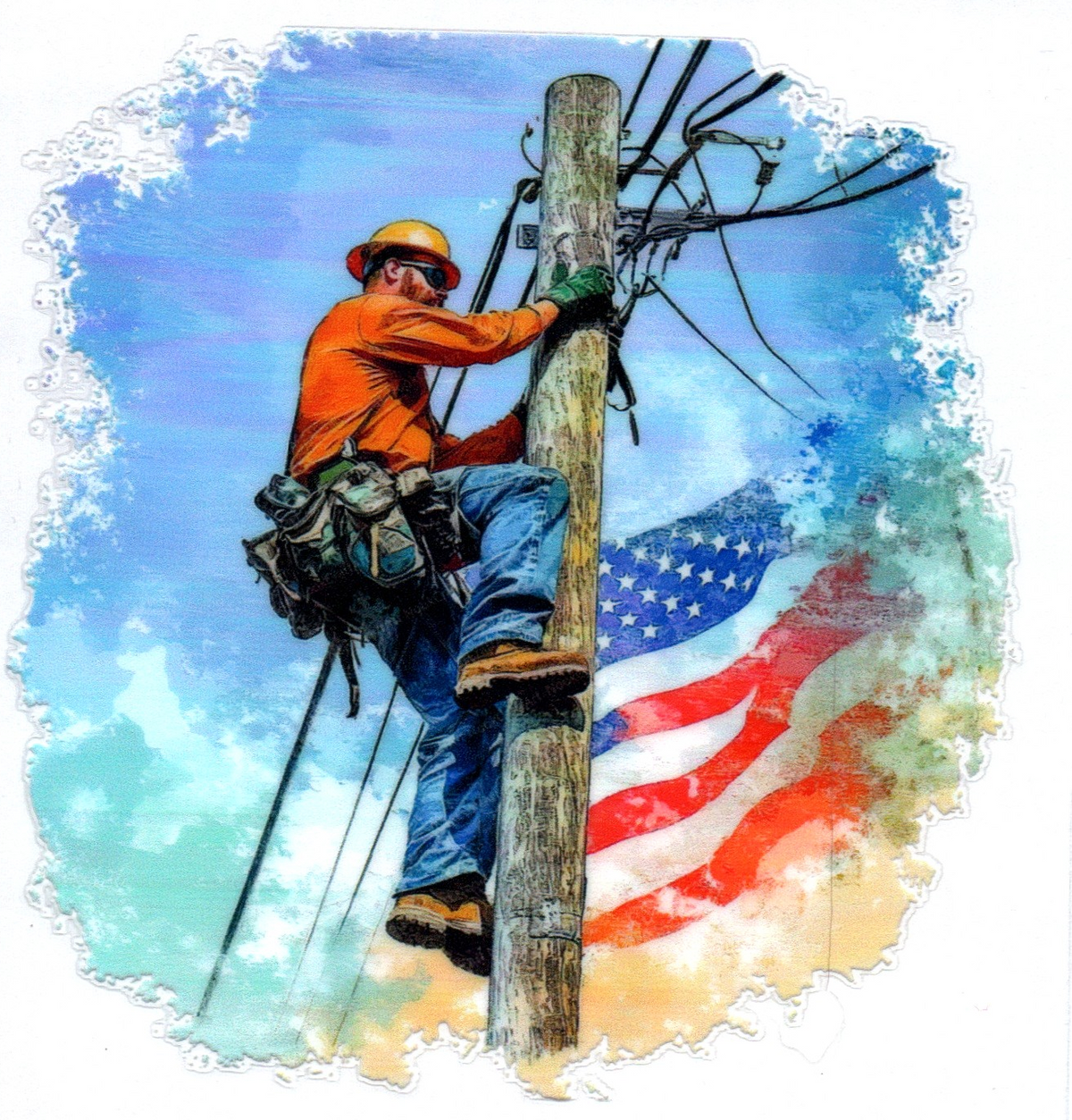 Lineman 2 Misc. Single Decal 108
