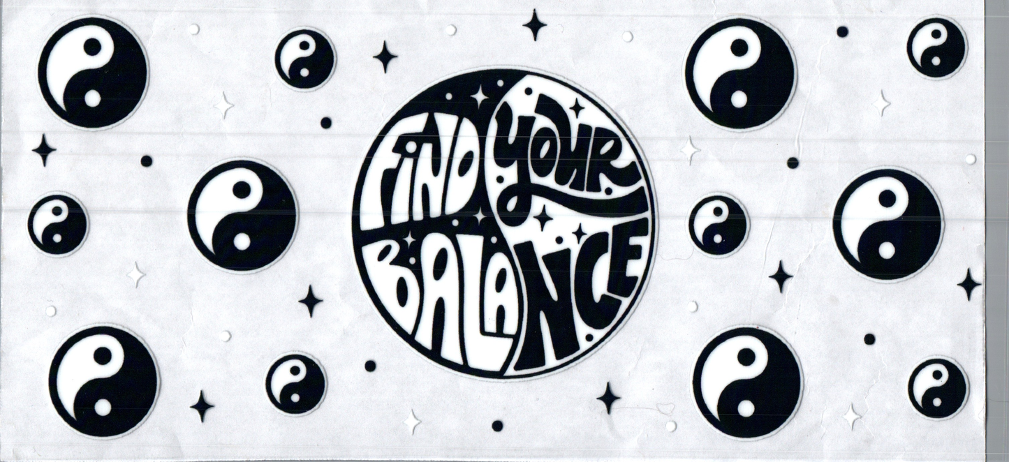 16oz Find your Balance Inspirational