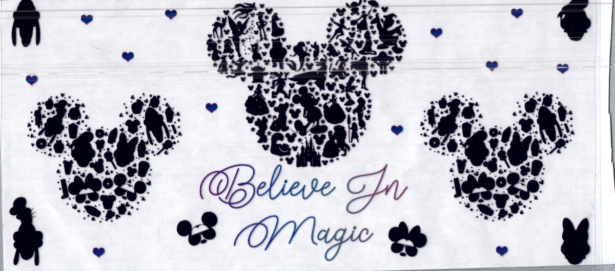 16oz Mouse heads believe in magic 109