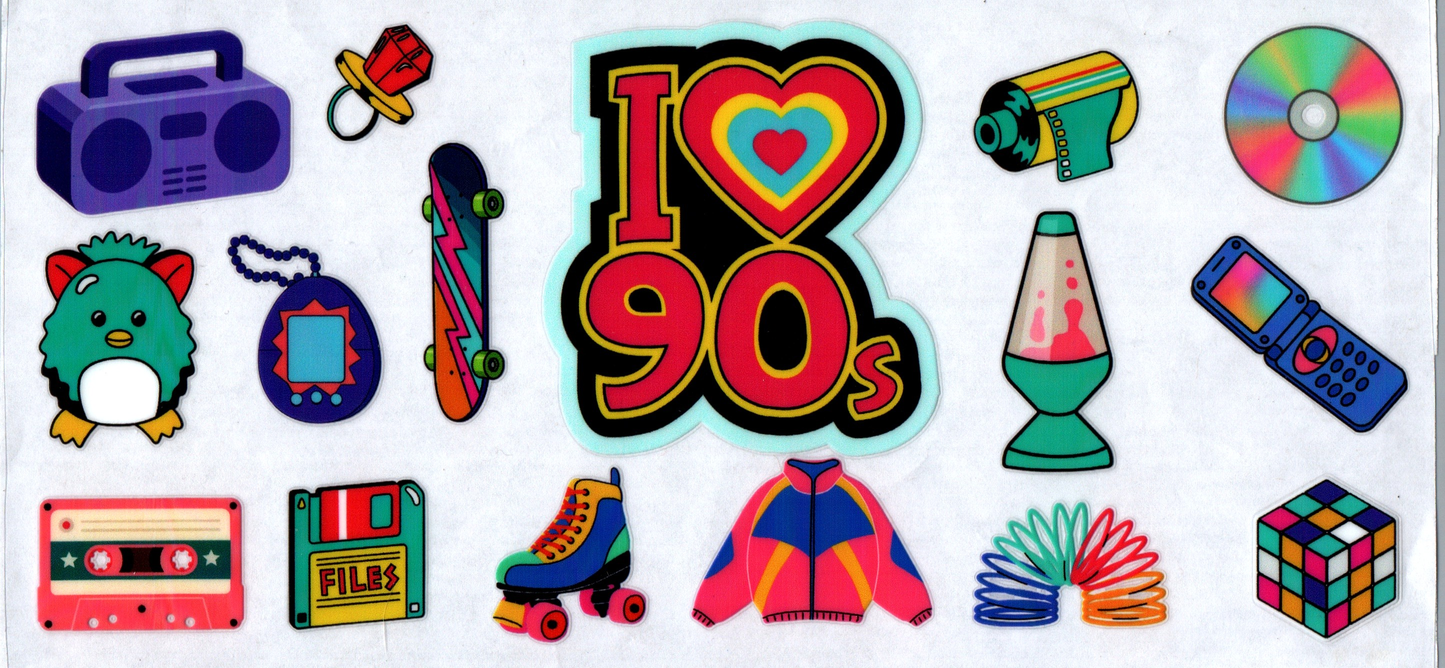 16 oz I love 90's