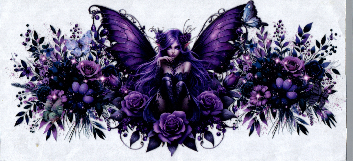 16 oz Dark Purple Fairy