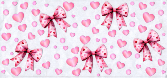 16oz Pink Hearts and Bows 11