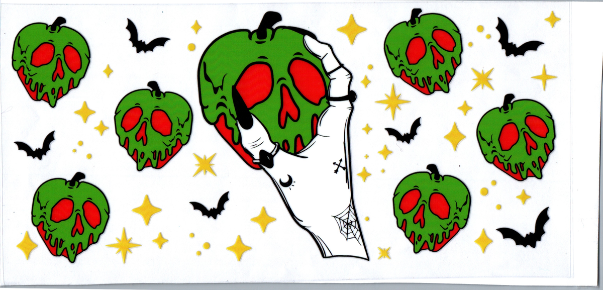 16oz melty green candied apples Halloween 110