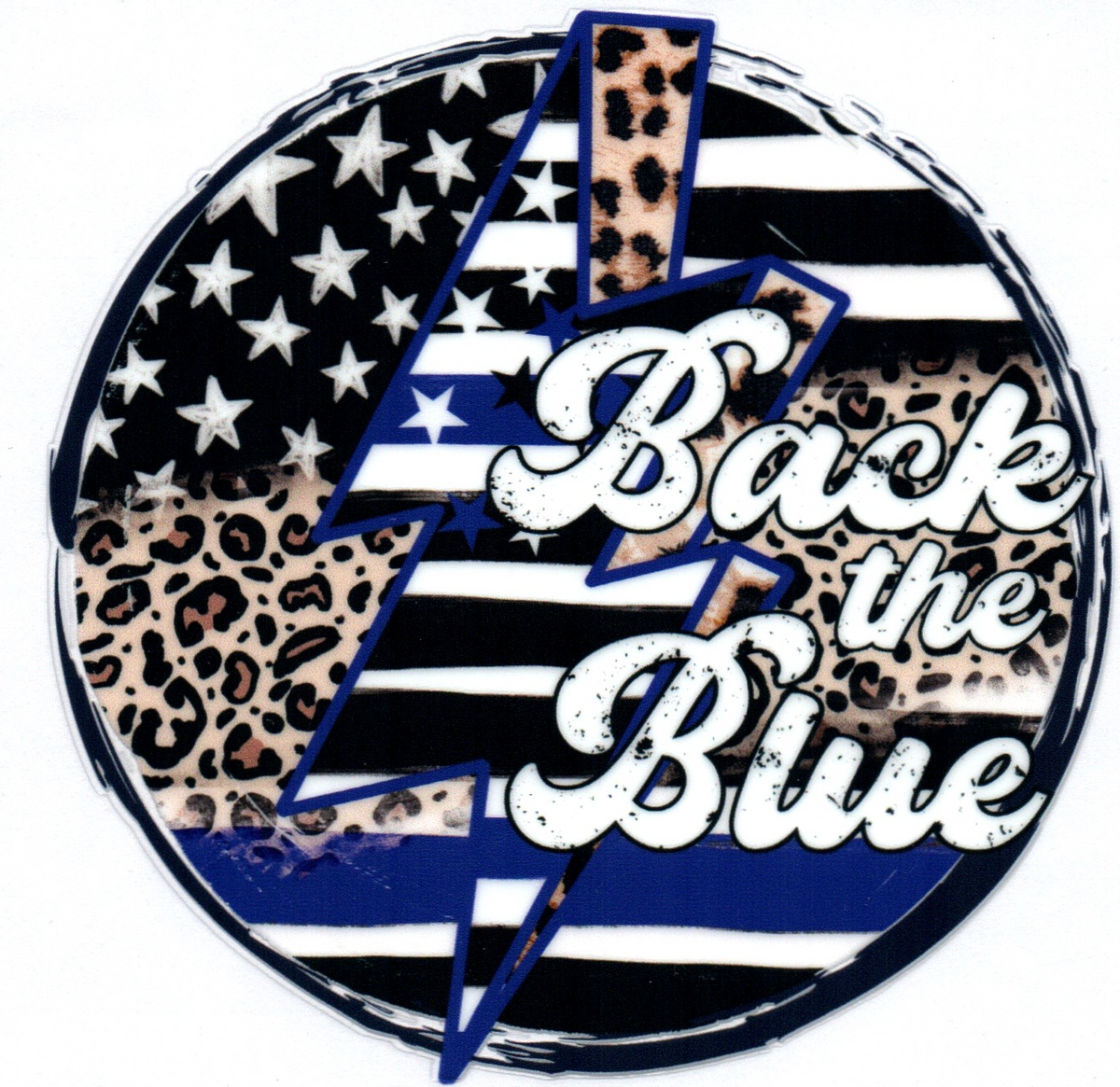 Back the Blue Misc. Single Decal 111