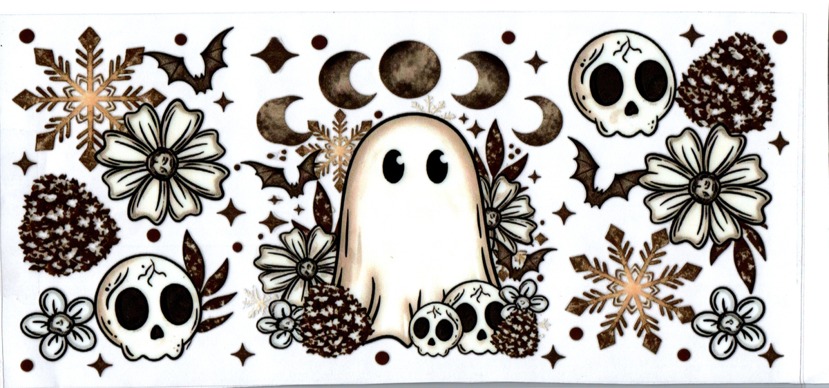 16oz moon phases ghost flakes pinecones halloween 111