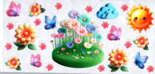 16oz Flower Garden Kids