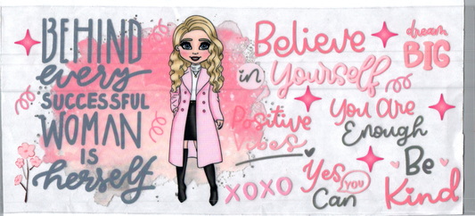 16oz Girl Positive Words Inspirational