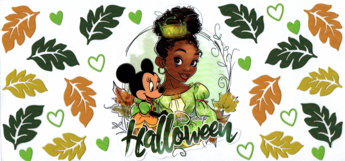 16oz Princess Green Dress leaves Halloween 11