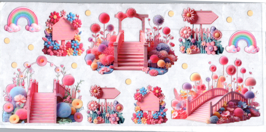 16oz Stairways and flowers Kids