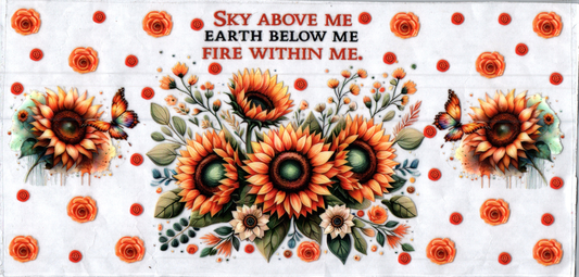 16oz Sky Earth Fire Inspirational