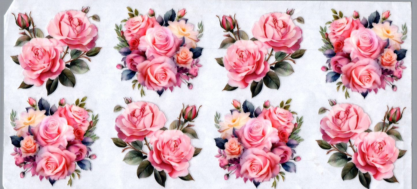 16oz Pink Rose Bouquet 115