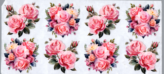 16oz Pink Rose Bouquet 115