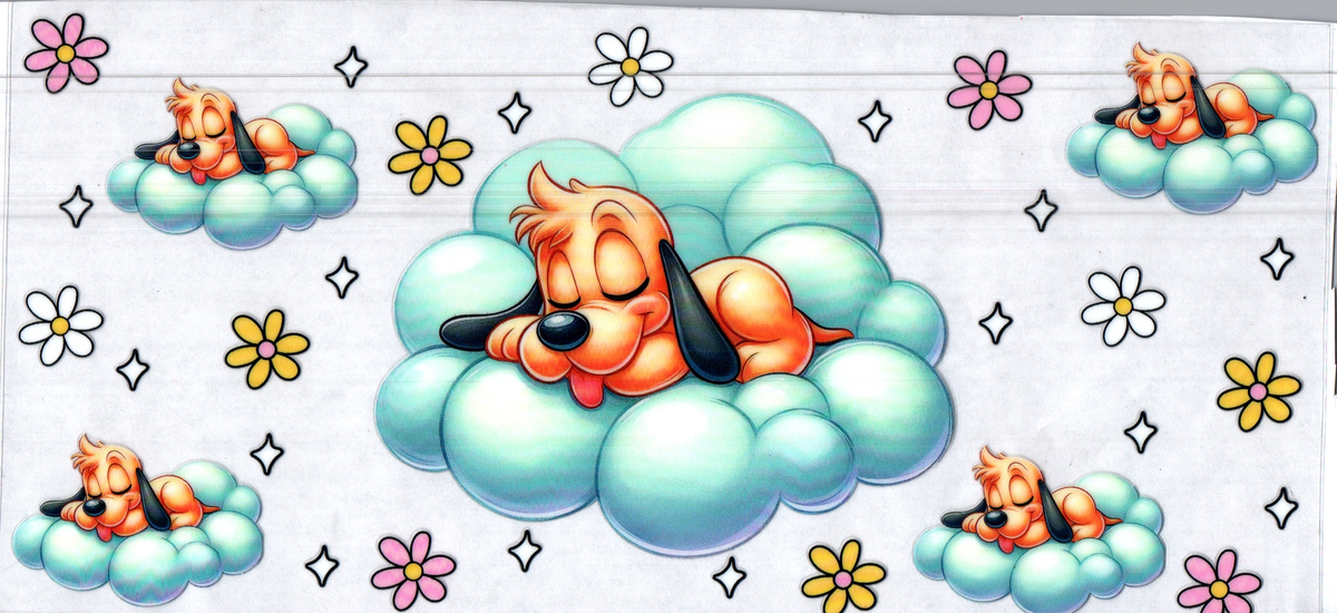 16oz baby P dog on cloud 116