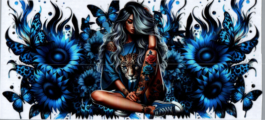 16 oz Tattoo Girl 118