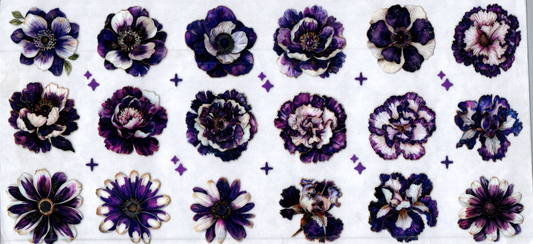 16oz Beautiful Purple Flowers 118