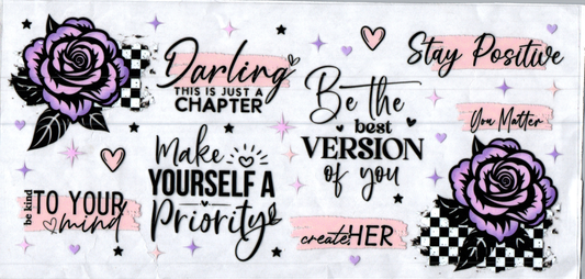 16oz Positive Sayings Inspirational