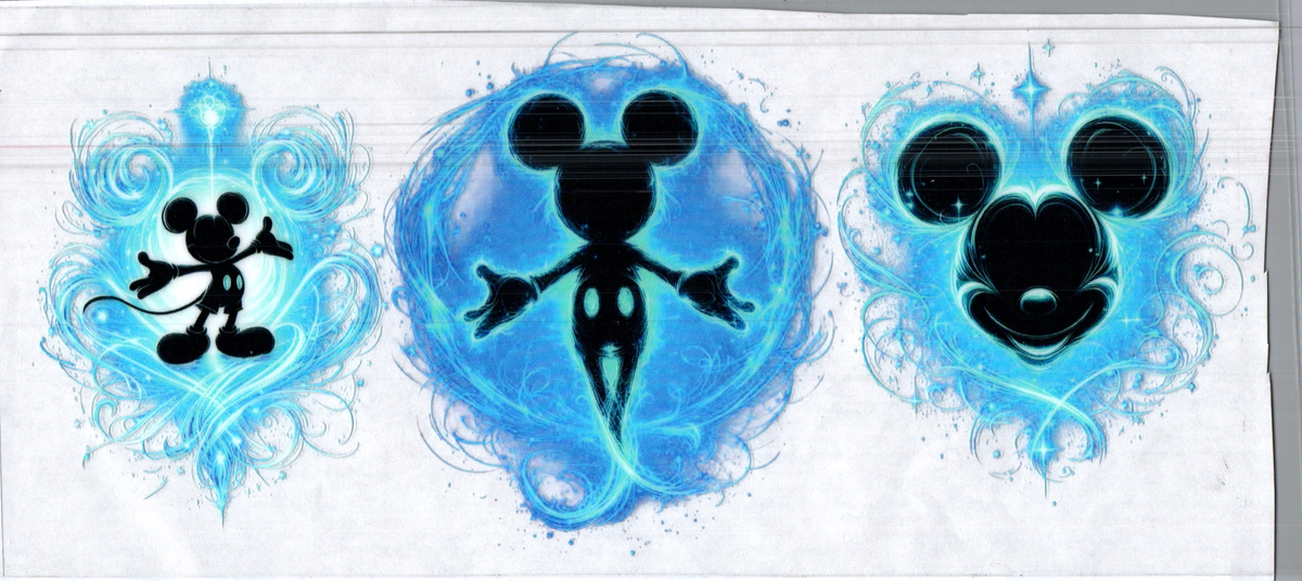 16oz Black silhouette Boy mouse 118